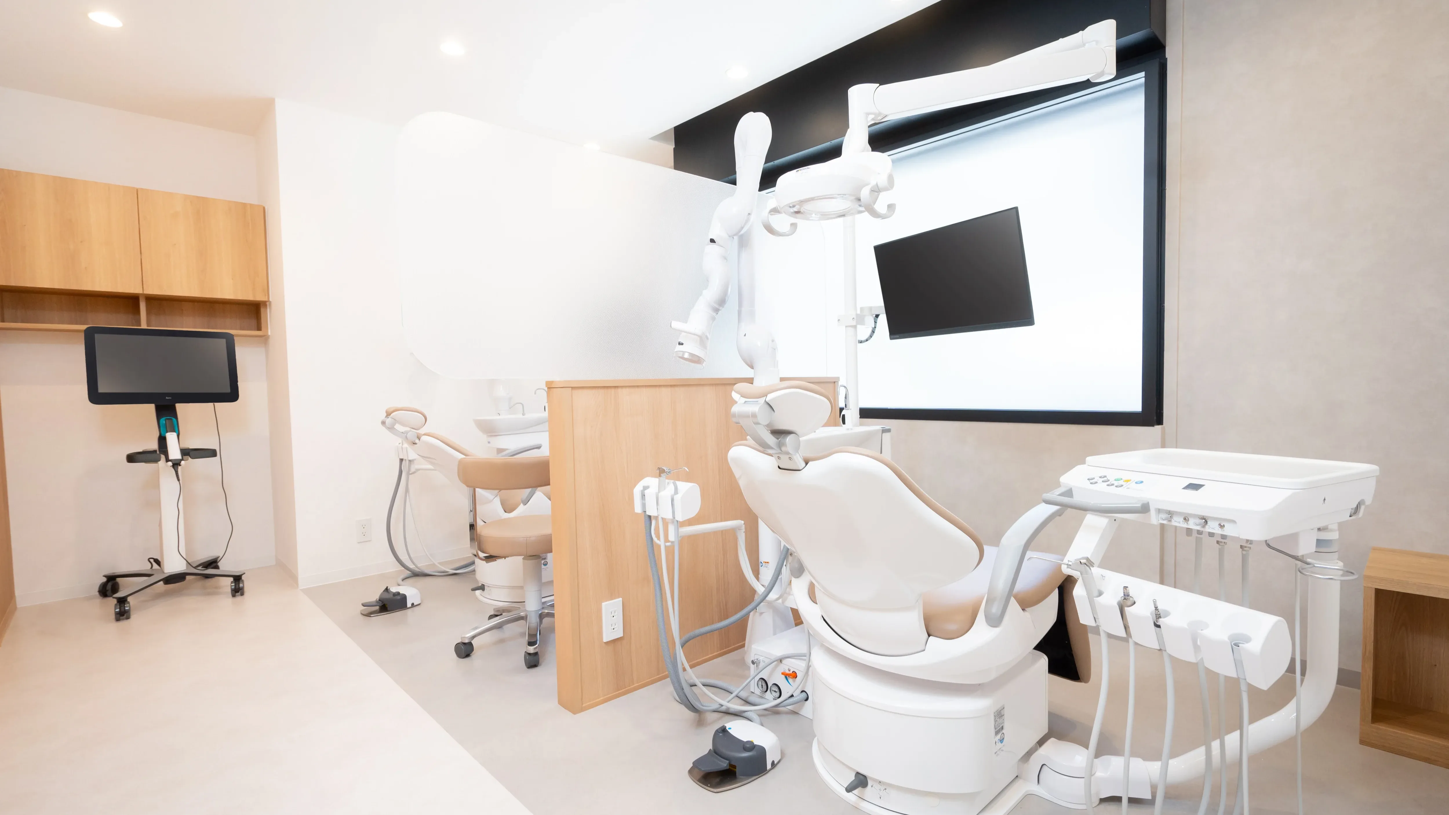 Semi-private treatment rooms