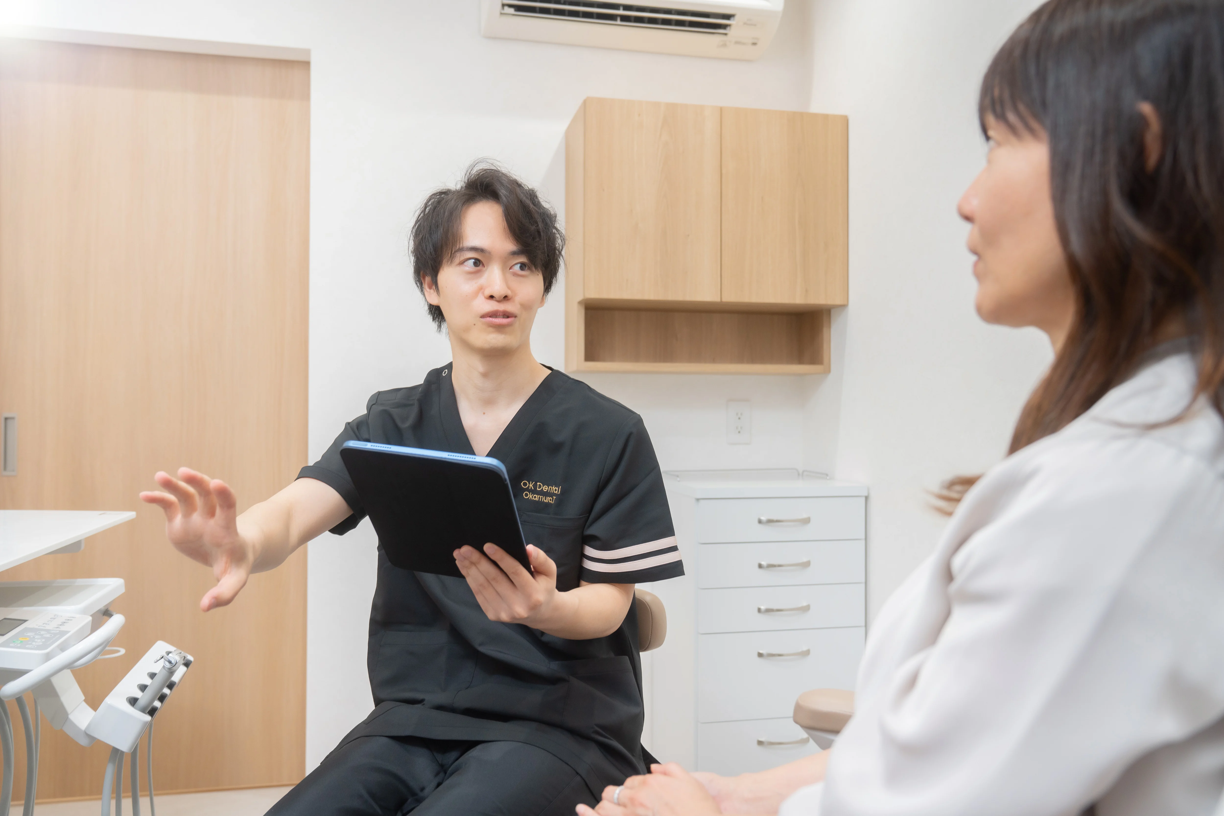 話しやすい雰囲気で目標を一緒に決める